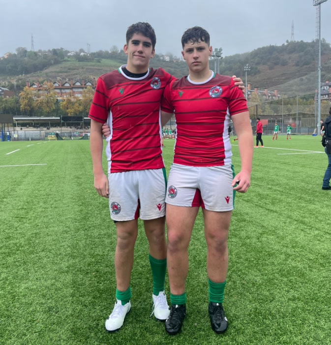 Xabier Barruetabeña y Markel Arrizabalaga con la Seleccion de Euskadi!